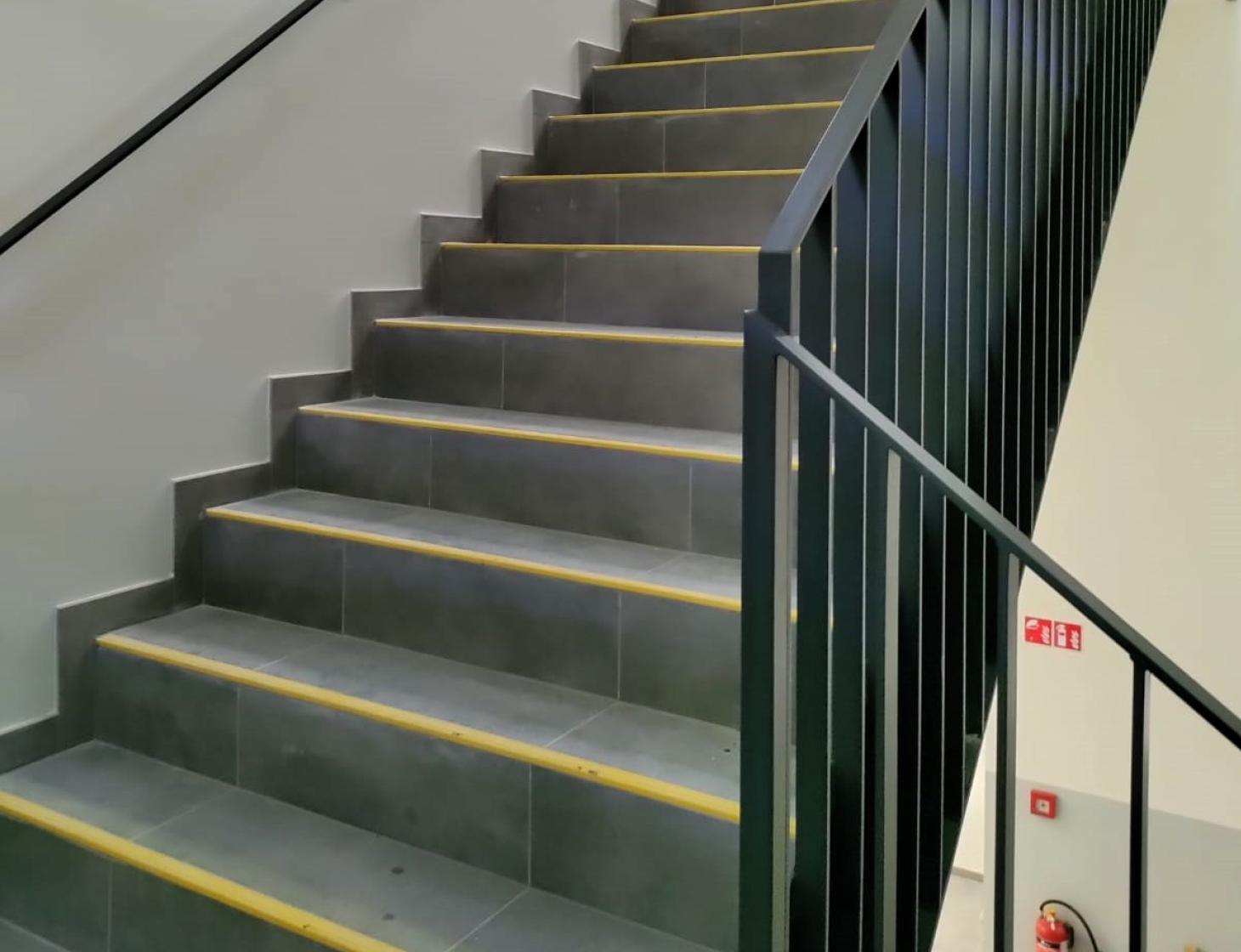 stalen trapbalustrade