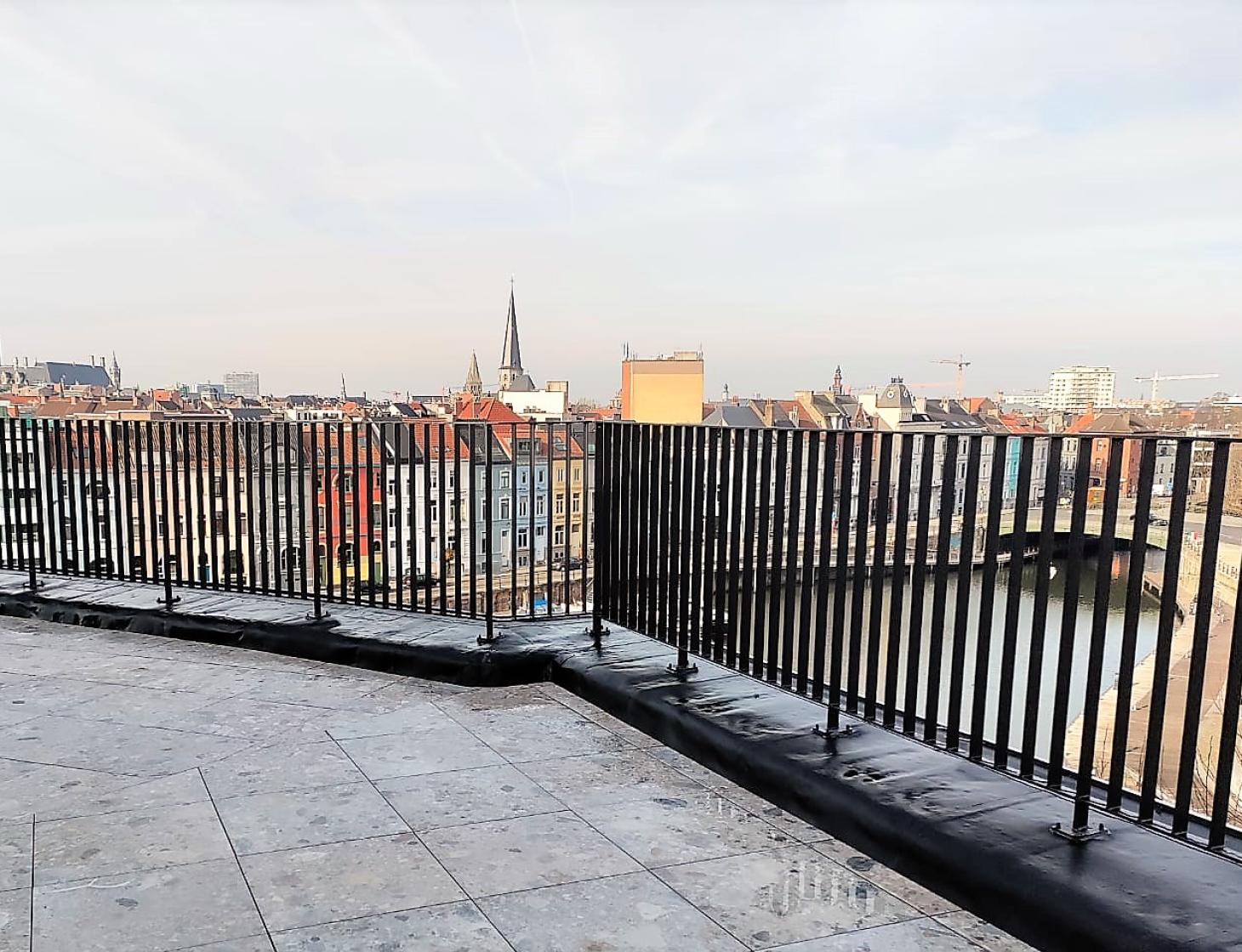 stalen terrasbalustrade