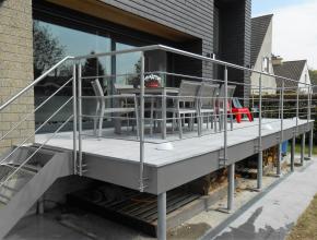 Inox balustrade