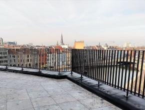 stalen terrasbalustrade